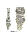 Halloween Decoration Hanging Skull In Spiderweb 120cm