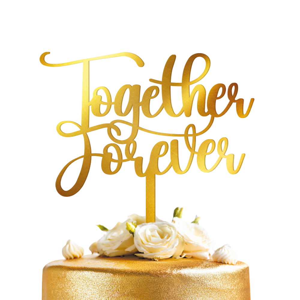 Together Forever Cake Topper Acrylic