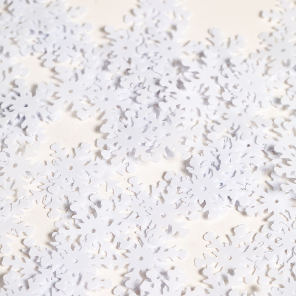 Table Confetti White Snowflakes - 14g