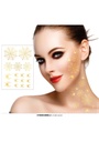 Halloween Gold Spider / Web Tattos (2 sheets of 16)