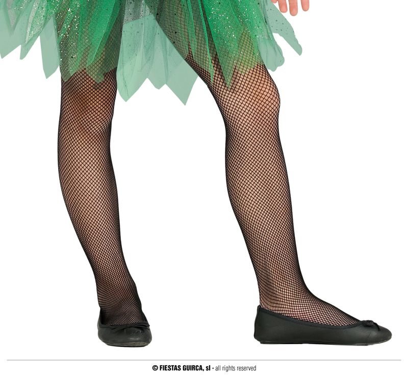 Black Fishnet Tights - Age 7 to 12 Years