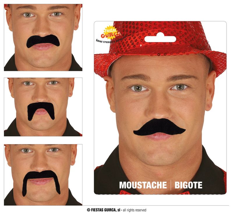 [11900] Black Moustache (Assorted Designs)
