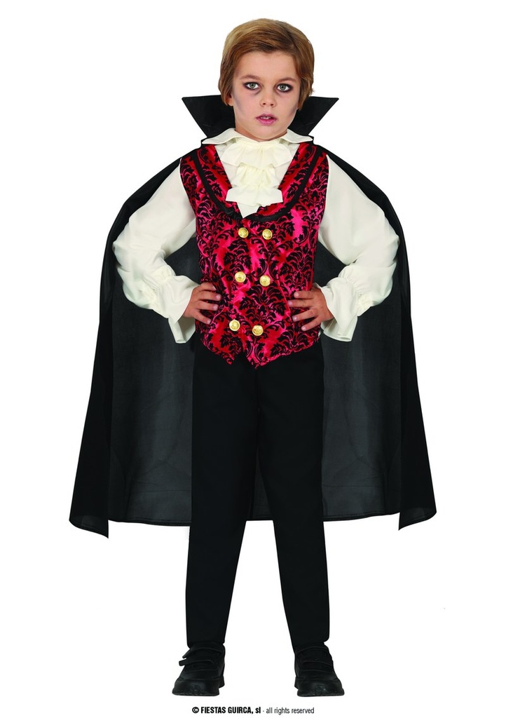 Classic Vampire Boy Costume - Age 3 to 4 Years