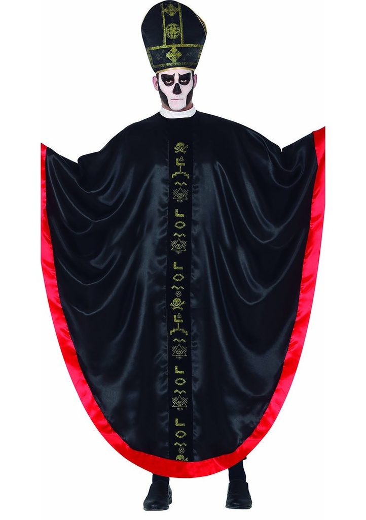 Satanic Cardinal Costume - Adult Size XL (54-56)