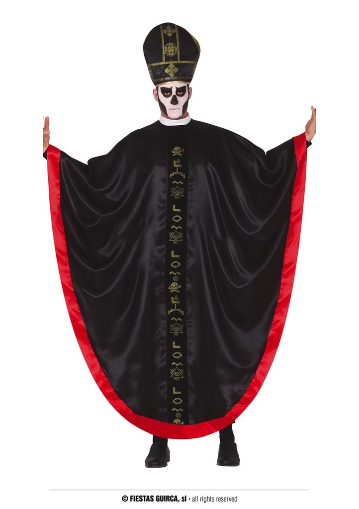 Satanic Cardinal Costume - Adult Size Large (52-54)