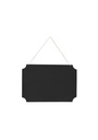 Hanging Chalkboard Sign Black - 45x30cm