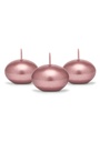Floating Candle Disc Metallic Rose Gold 4cm - 1pc
