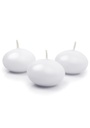 Floating Candle Disc Matt White 5cm -1pc