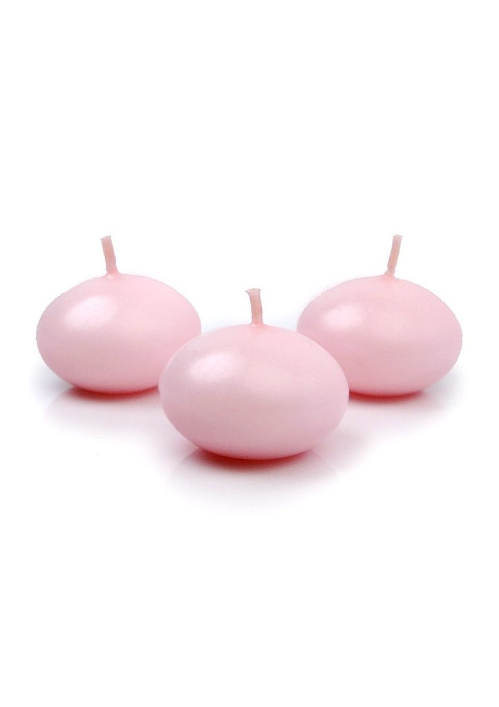 Floating Candle Disc Matt Pink 4cm - 1pc