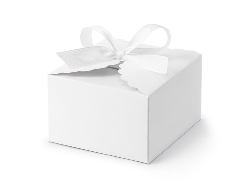 [PUDP42-008] Boxes - Cloud White 8x7.5x4.5cm (1pkt / 10pc)