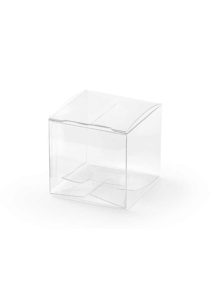 Square Boxes Transparent 5x5x5cm (1pkt / 10pc)