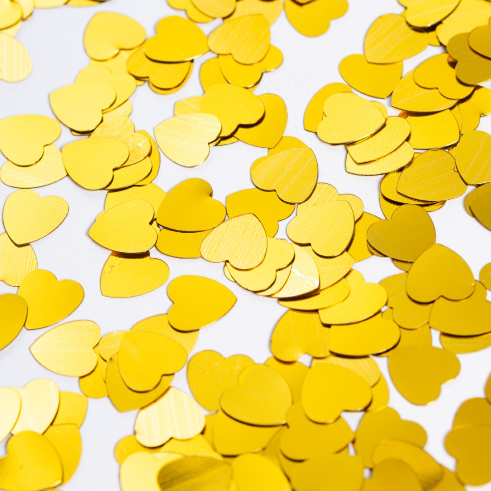 Table Confetti Gold Hearts - 14g