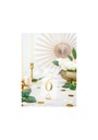 Tranparent Table Numbers Gold 7x12cm (1pkt / 20pc)