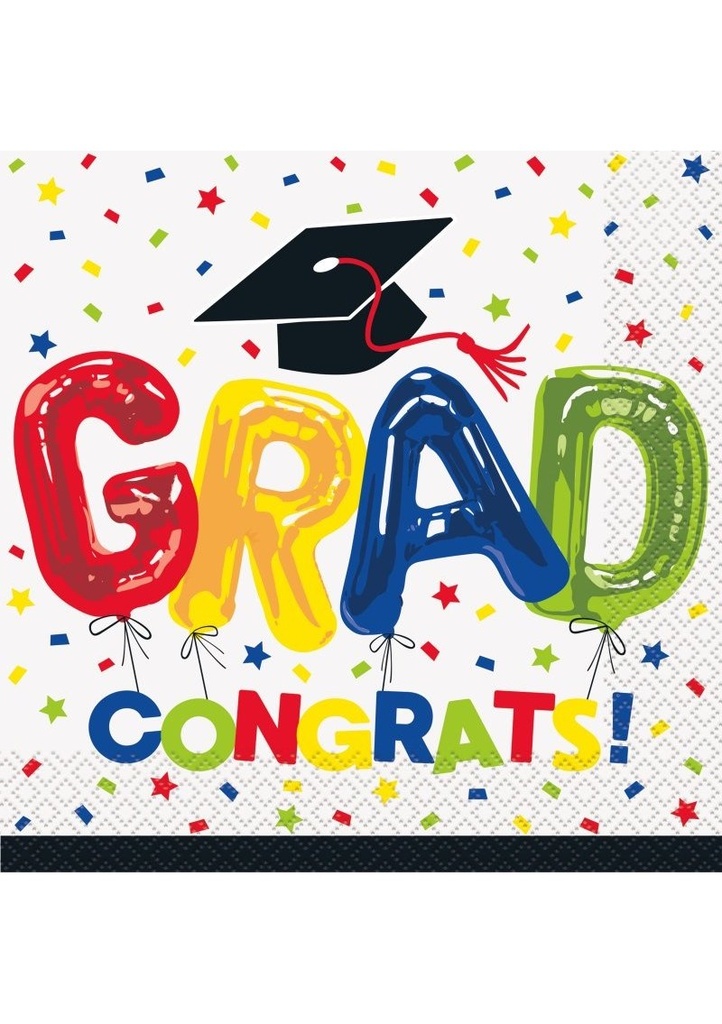 Graduation Luncheon Napkins - 16pk