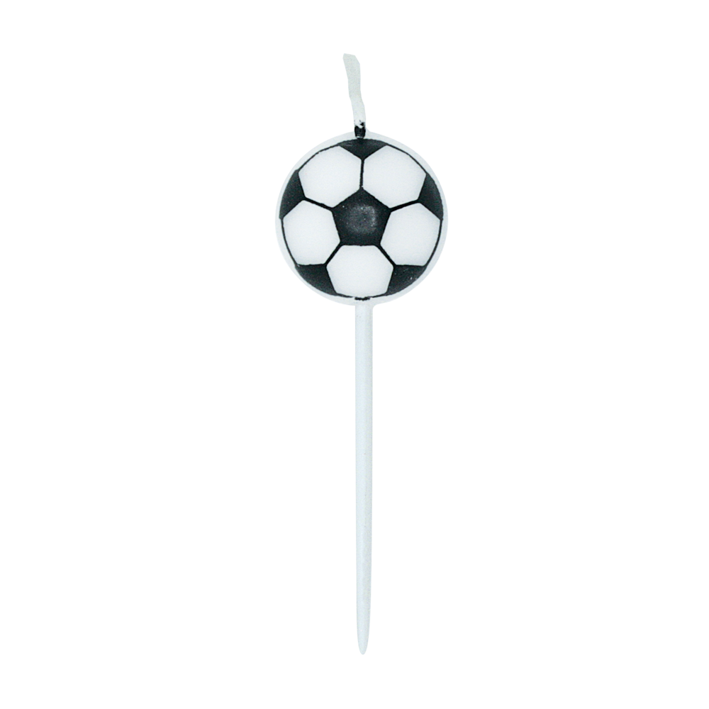 Football Cake Candles 2.4cm - 5pcs