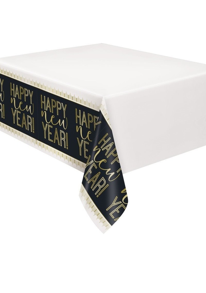 New Years Roaring  Plastic Table Cover - 54" x 84"