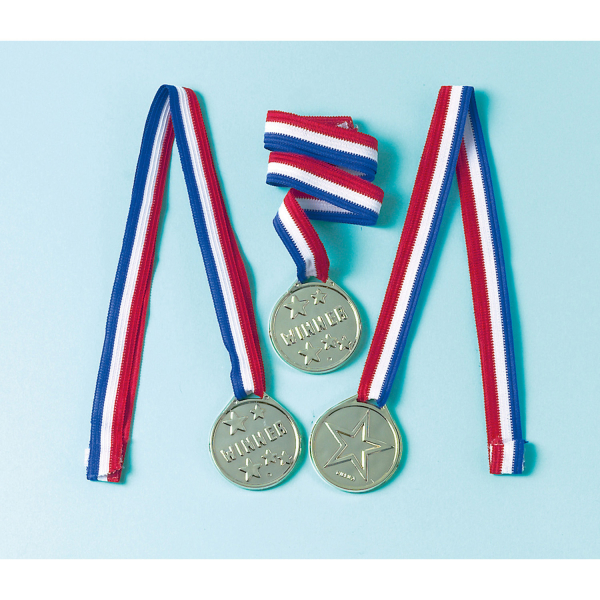 Award Medal Ribbons 10.5 x 4.4cm - 12pk