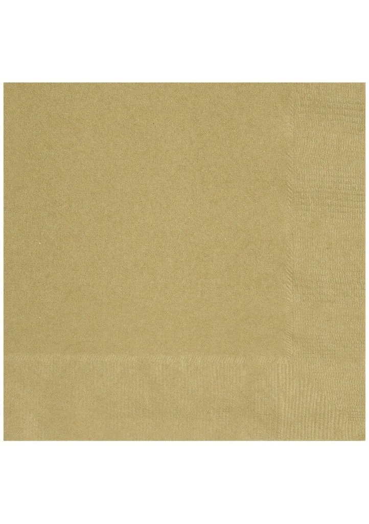 [91232] Gold Luncheon Napkins - 20pk