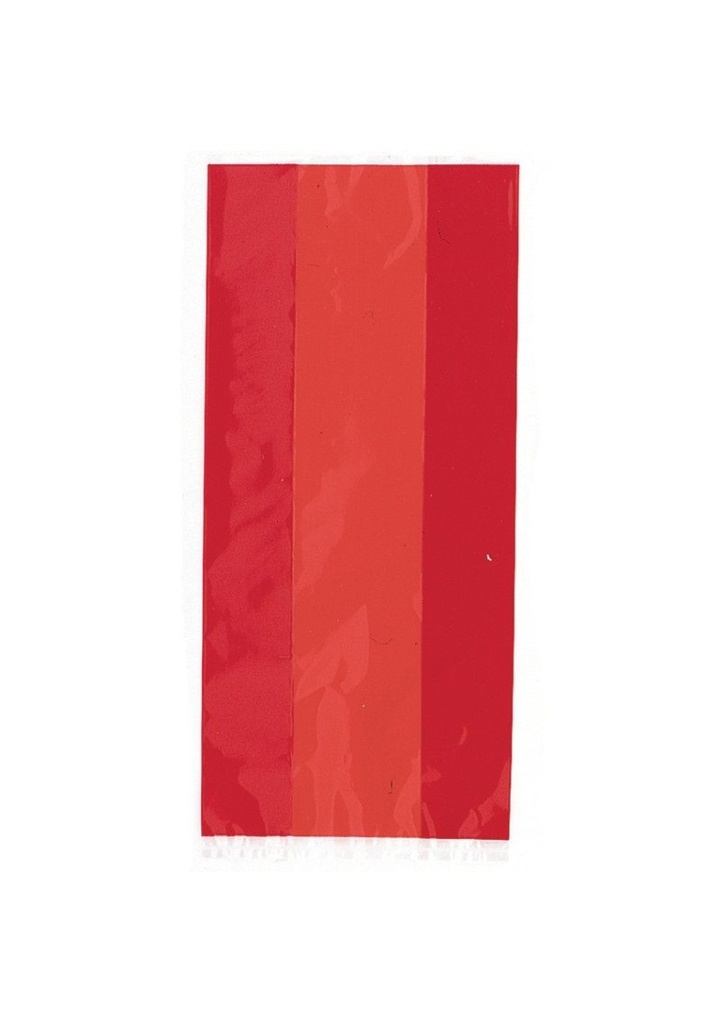 Ruby Red Cellophane Bags (12.7cm x 28cm) - 30pk