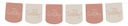 Happy Birthday Bunting Garland Banner Creme Rose - 6m