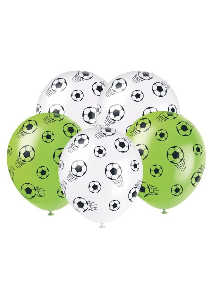 Football 12" Latex Balloons - 5pk