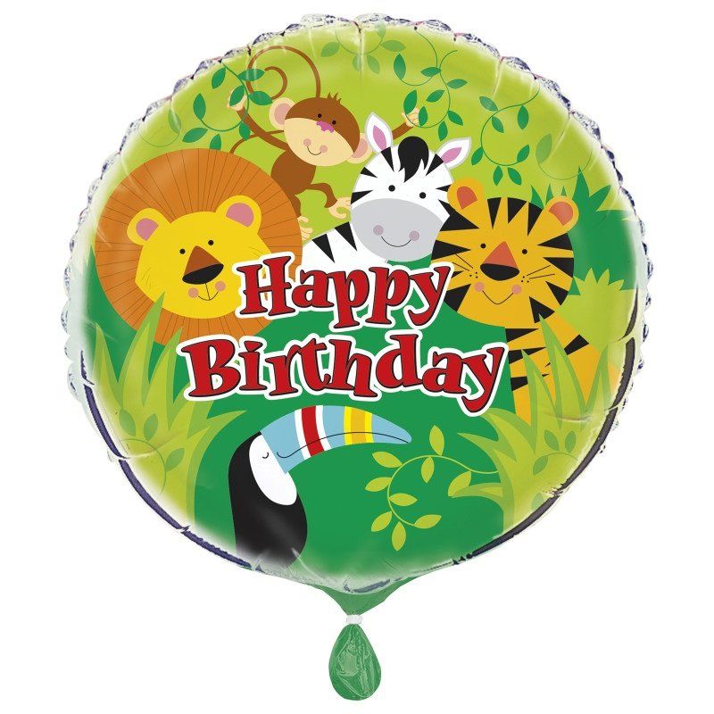 Animal Safari 18 Inch Foil Balloon