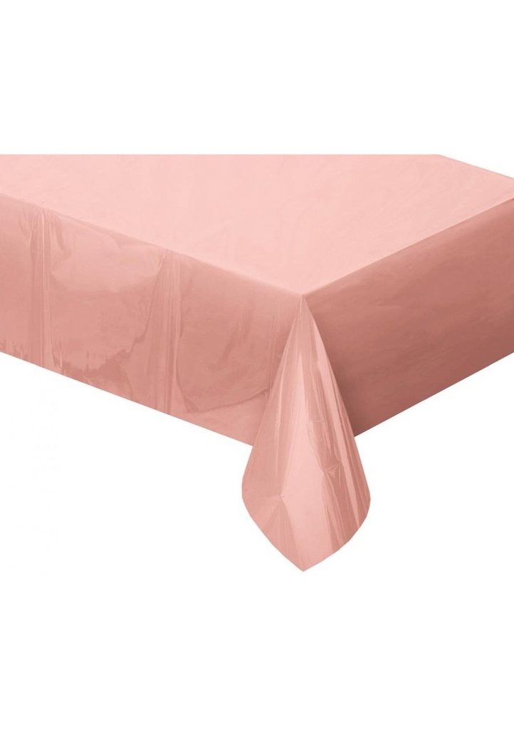 Happy Birthday Rose Gold Foil Tablecover - 137x183cm