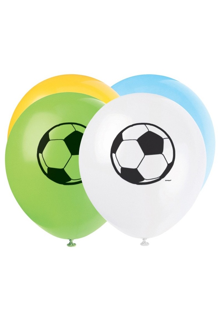 [27315-1] Football 12" Latex Balloons - 8pk