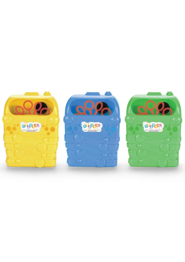 Soap Bubble Machine Assorted Colours