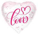 Foil Balloon Heart-shaped Love - 45cm