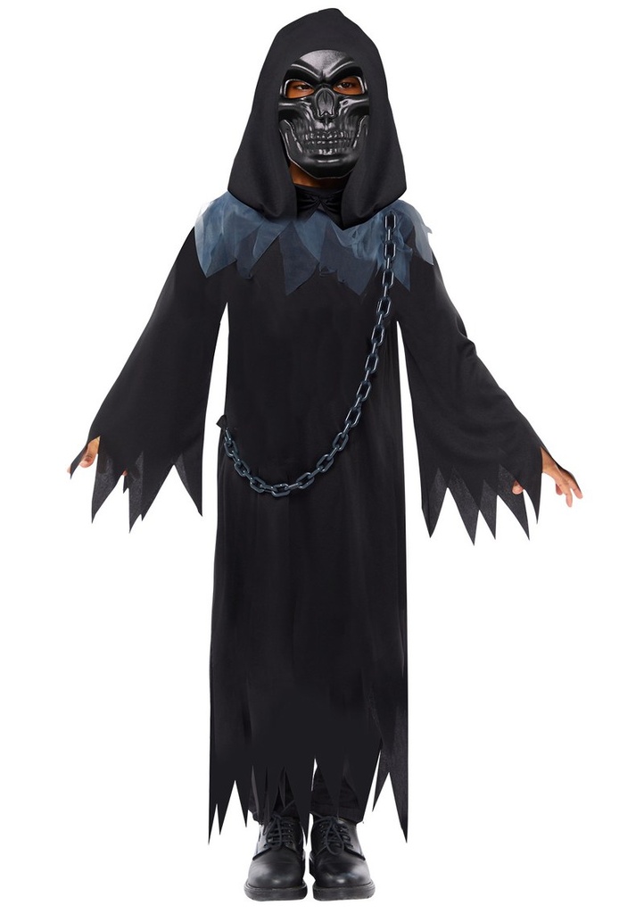 Dark Grim Reaper Costume - Age 4 to 6 Years