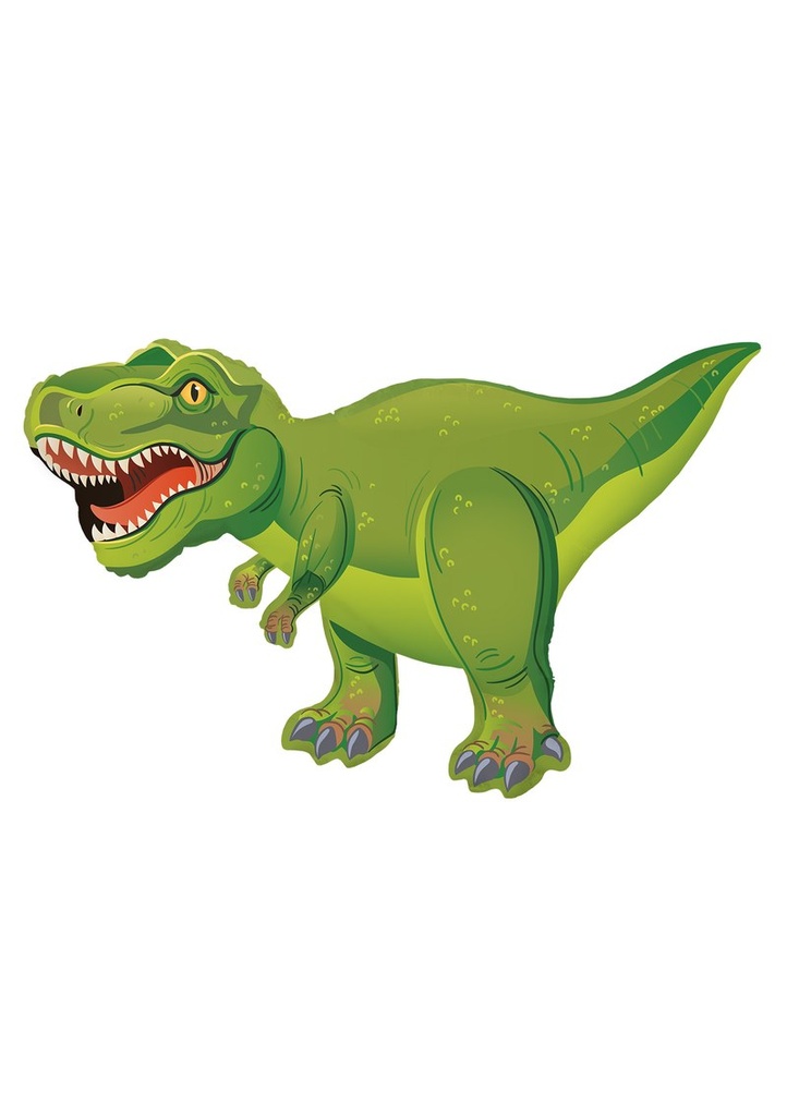 Large Shape Dinosaur T-Rex Foil Balloon 113cmx71cm