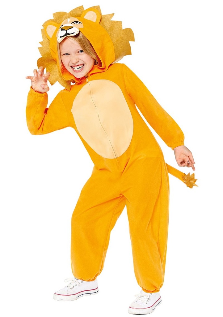 Lion Animal Onesie Child Costume - Age 4 to 6 Years