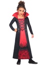 Halloween Rose Vampiress Girl Costume - Age 10 to 12 Years