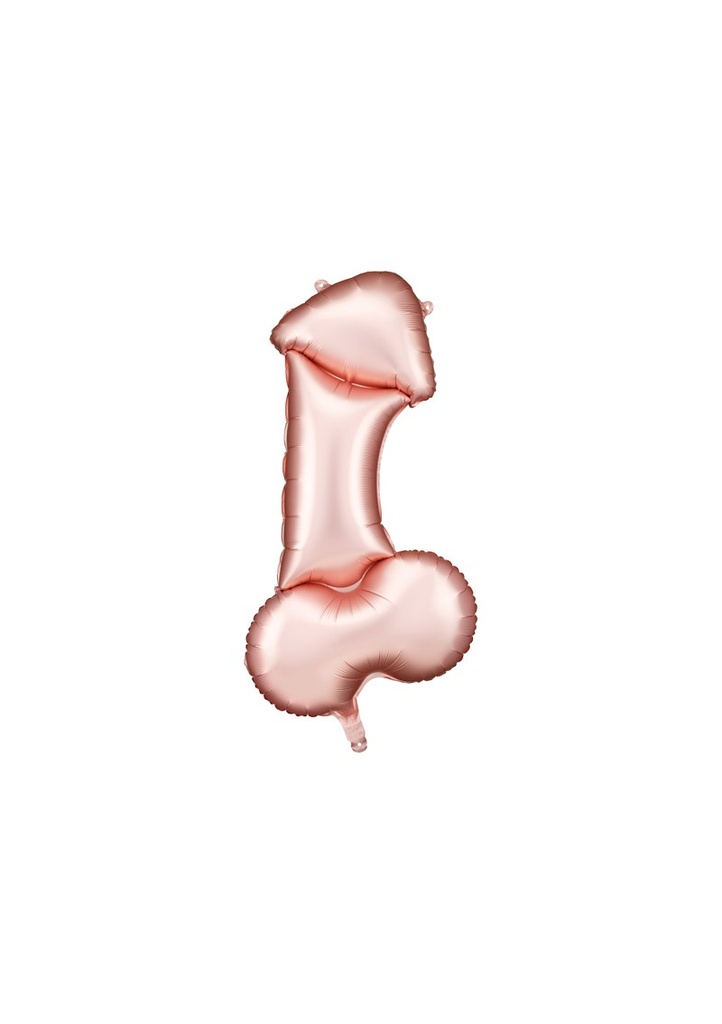 Hens Rose Gold Penis Foil Balloon 55.5x112cm