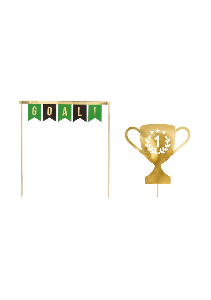 Football Cake Topper, 15.5-20cm (1pkt / 2pc)