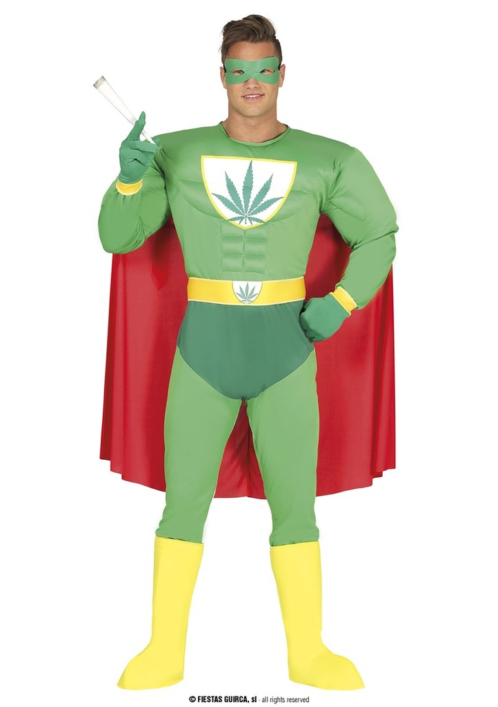 Superhero Marijuana - Adult Size Small (46-48)