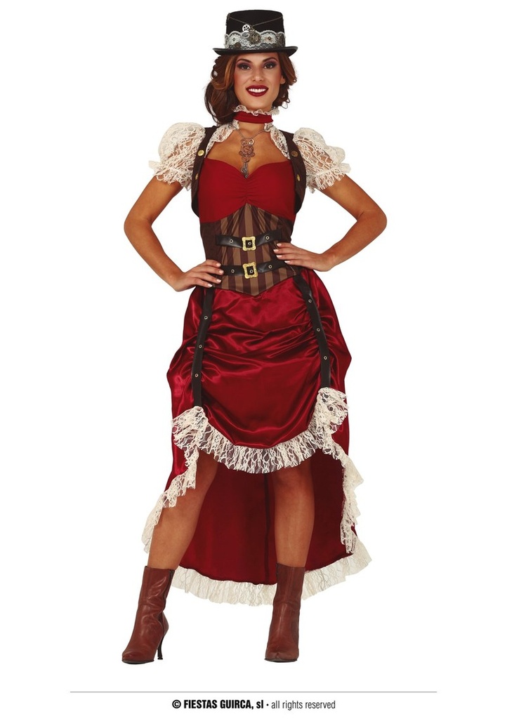 Stylish Steampunk Lady - Adult Size Medium (38-40)