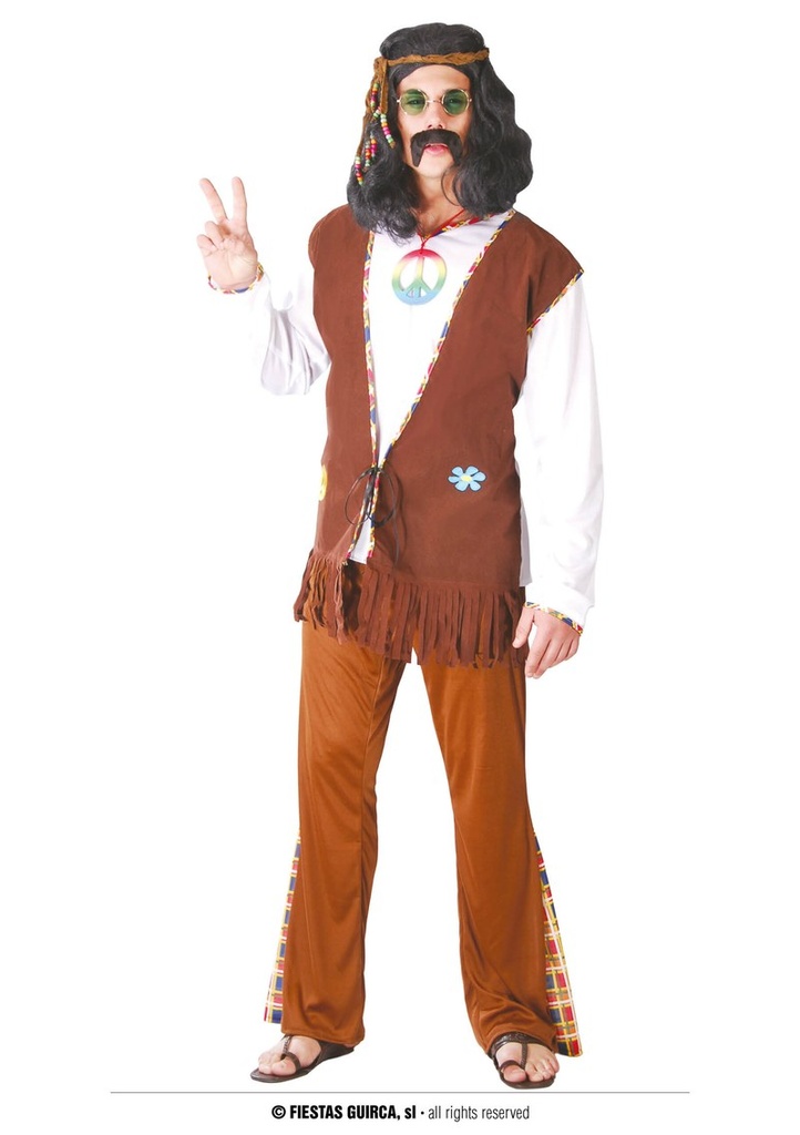 Hippie Flowers - Adult Size Small (46-48)