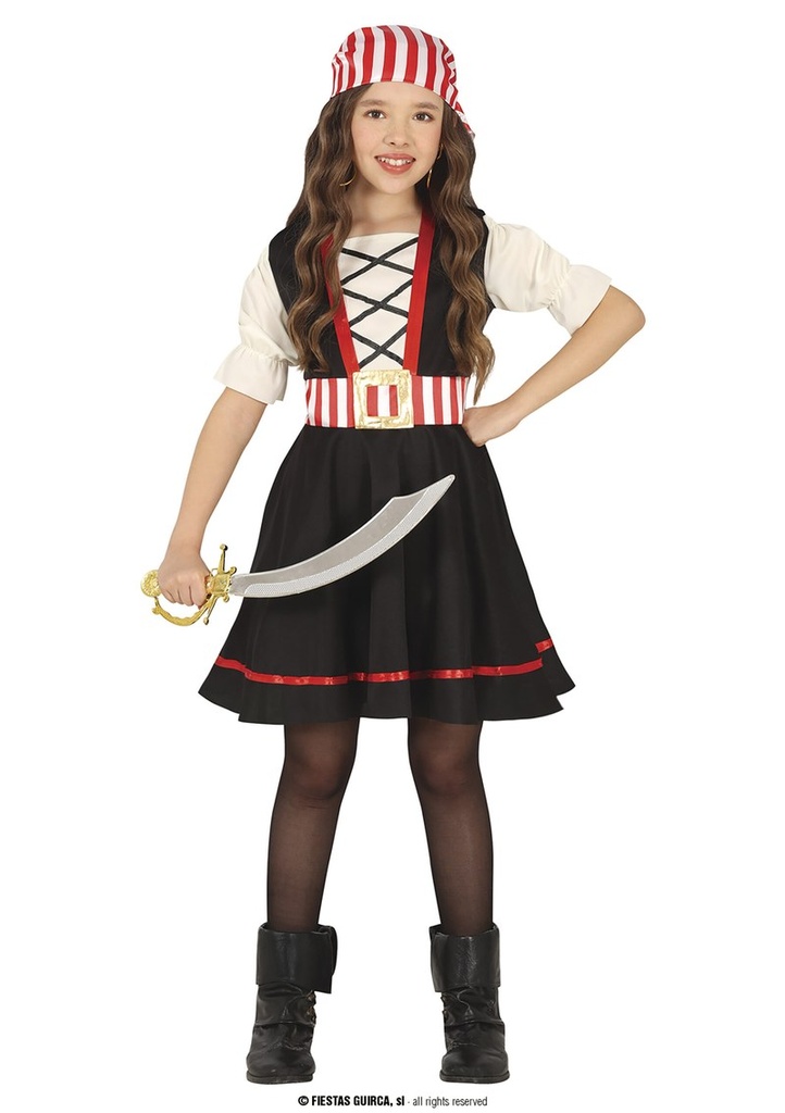 Freshwater Corsair Pirate Girl - Age 5 to 6 Years
