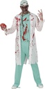 Zombie Doctor Costume - Adult Size Large (52-54)