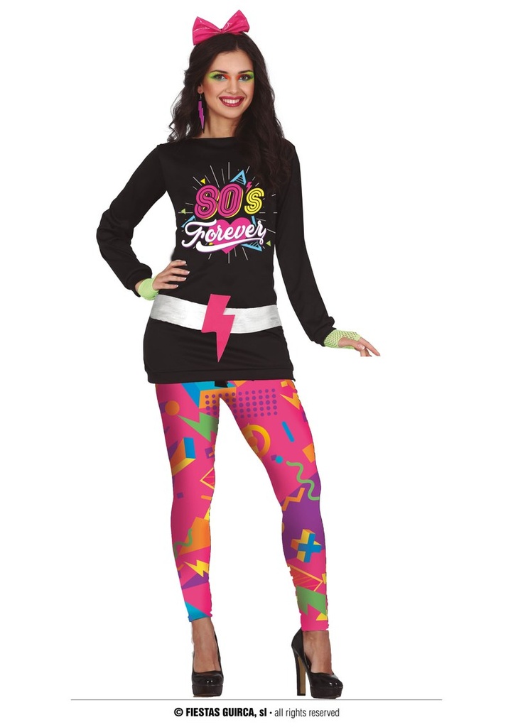 [79701] 80s Disco Fever Lady - Adult Size Large (42-44)