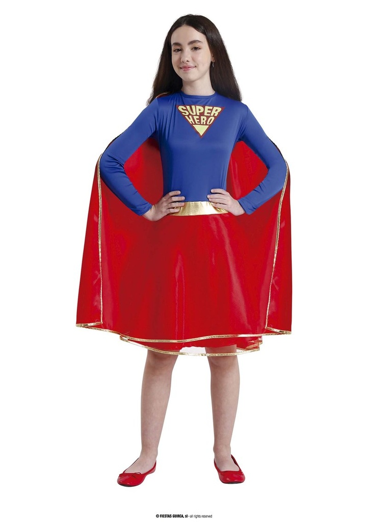 Super Hero Girl Costume - Age 14 to 16 Years