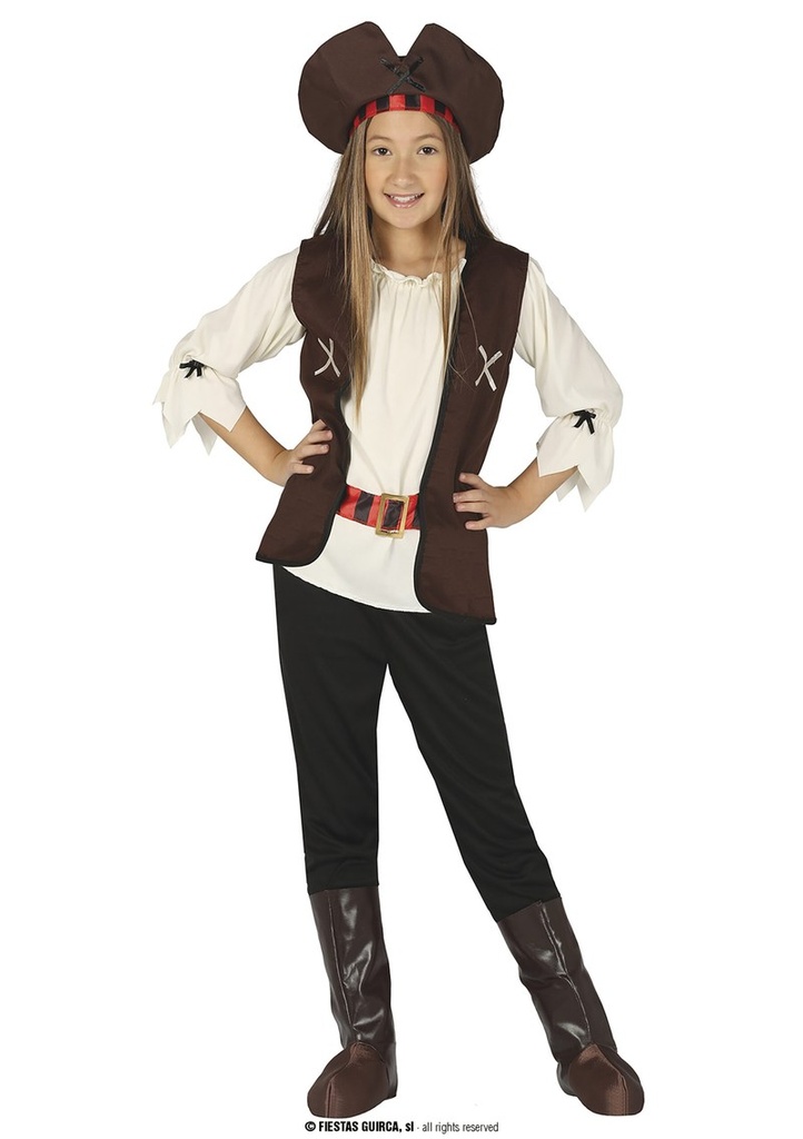 Pirate Of The Seven Seas Girl - Age 10 to 12 Years