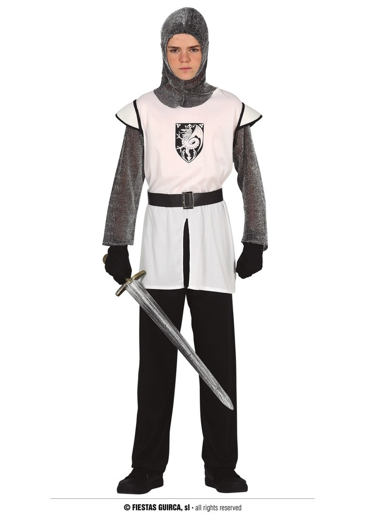 Medieval Knight Boy Costume - Age 14 to 16 Years