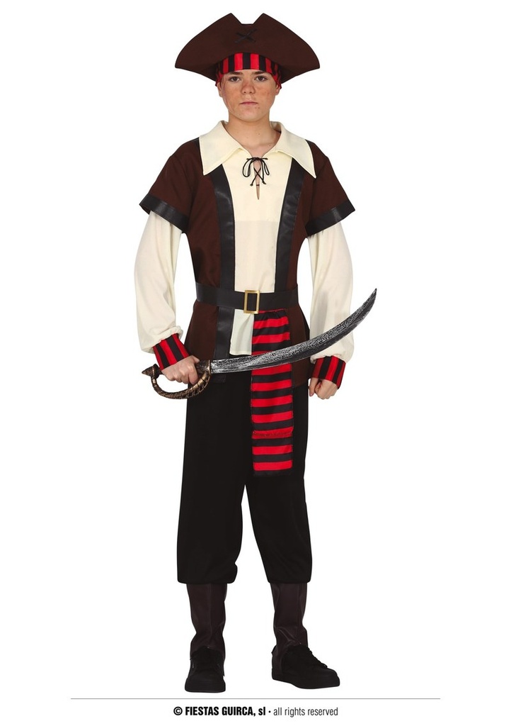 Pirate Of The Seven Seas Teen Boy - Age 14 to 16 Years