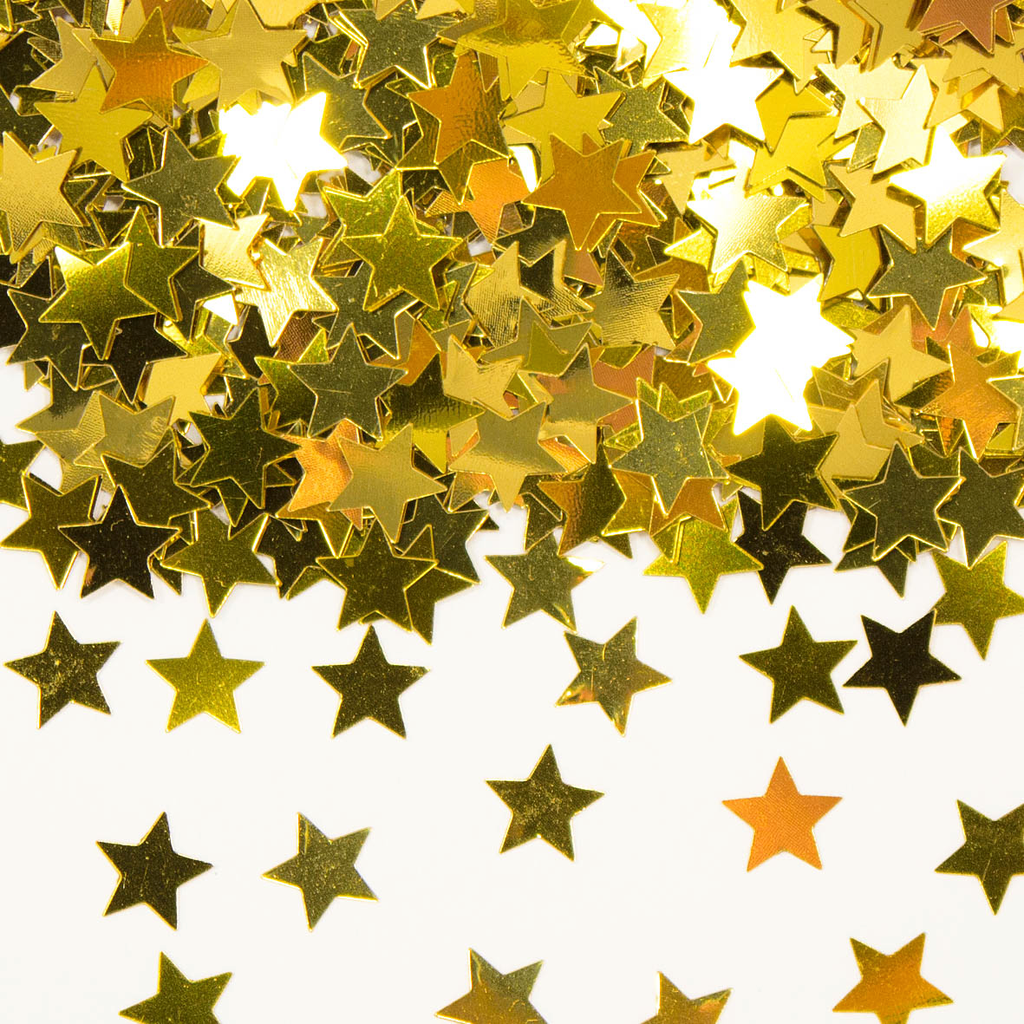 [05337] Party Confetti Golden Stars