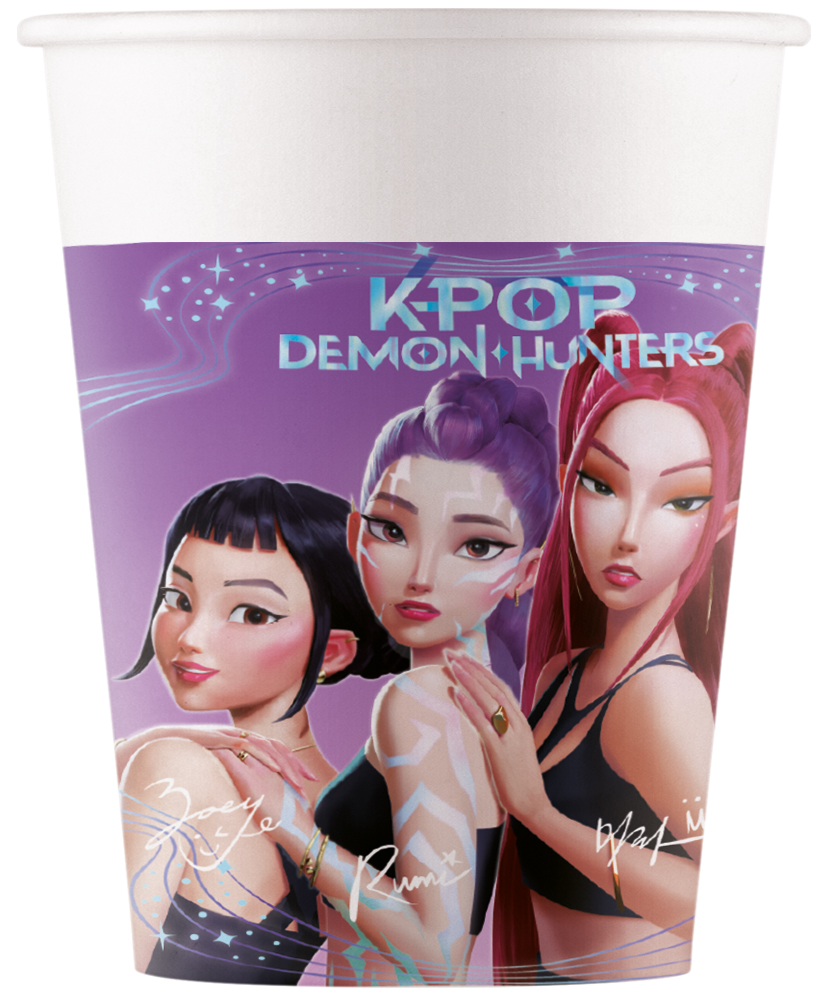 K-Pop Demon Hunters Paper Cups - 8pk