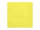 Paper Napkins Yellow 33x33cm - 20pk