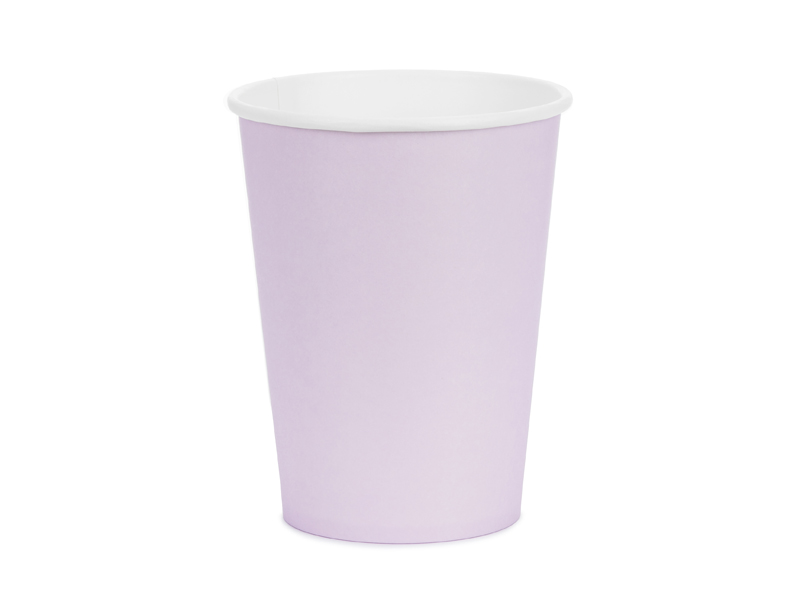[KPP90-002-EU2] Paper Cups Lavender 250ml - 6pk
